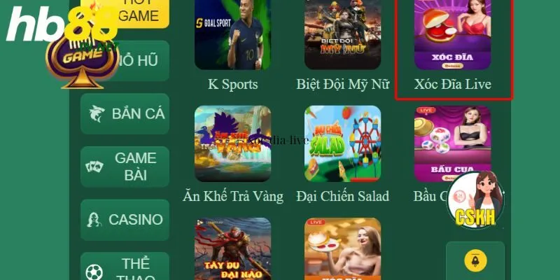 Xóc Đĩa Live HB88 – Cơ Hội Nhận Ngàn Phần Thưởng Hấp Dẫn